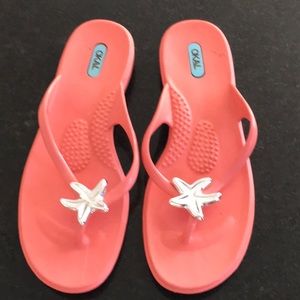 OKA b coral Sandals with Starfish ML
